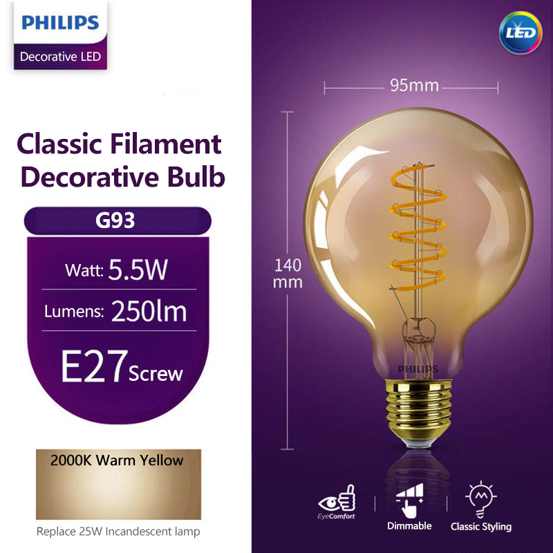 Lampadina LED Decorativa Phili - Philips Bulb Led Classic recensione e prezzo